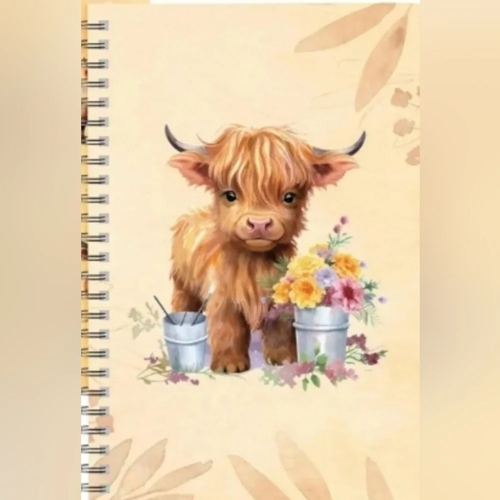 Choice of a Small Cow, Giraffe Or Mermaid Journal